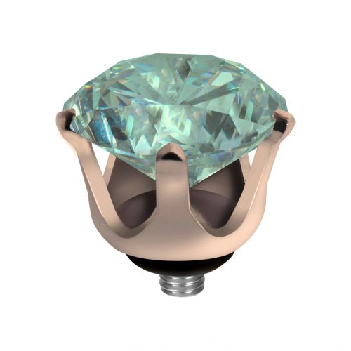 Twisted Meddy Crown Turquoise