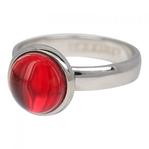 IXXXI Jewelry Red Stone 12mm Zilver