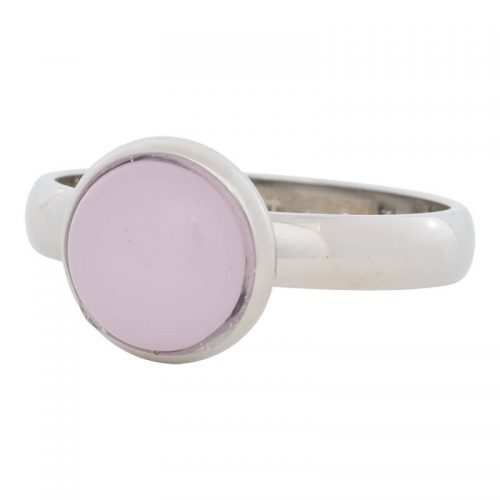 IXXXI Jewelry Pink Stone 12mm Zilver