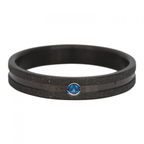 IXXXI Jewelry Sandblasted Montana Stone Zwart